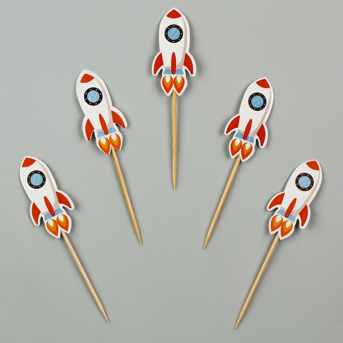 Шпажки «Ракета», набор - 12 шт. Шпажки «Ракета», набор - 12 шт.