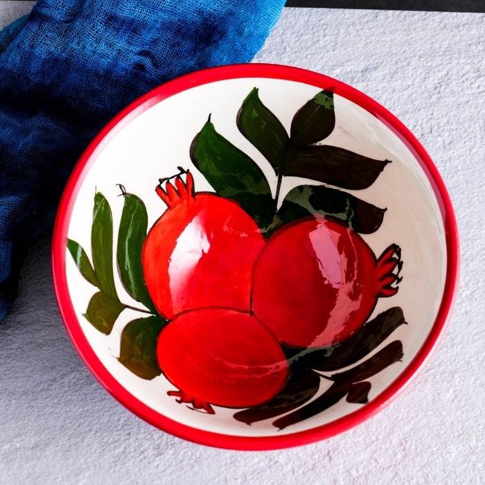 Коса Риштанская Керамика  Коса Риштанская Керамика "Гранат", 18 см, большая, разноцветная