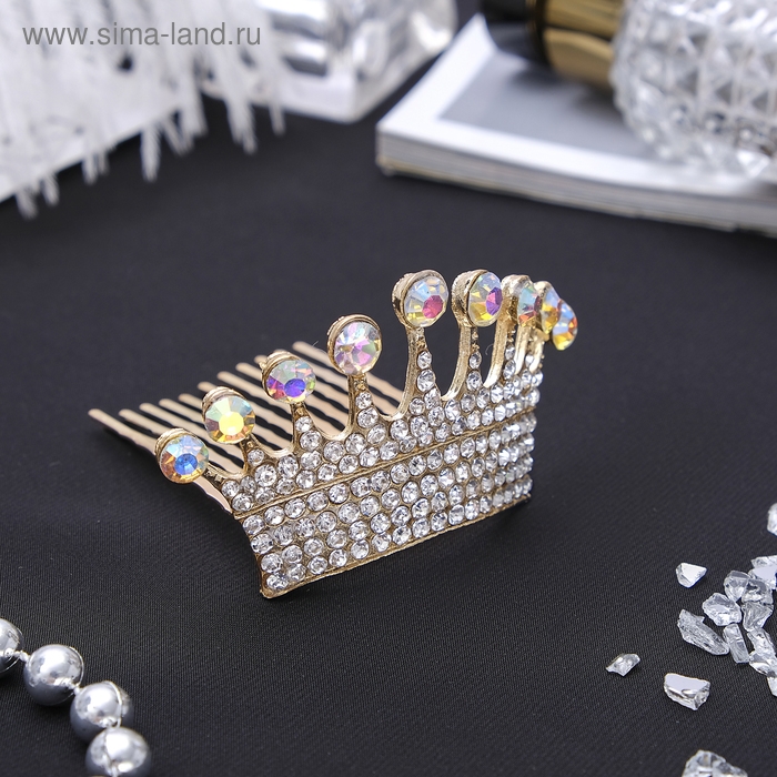 Диадема для волос Диадема для волос "Королевская особа" прямая, 3,5х7 см