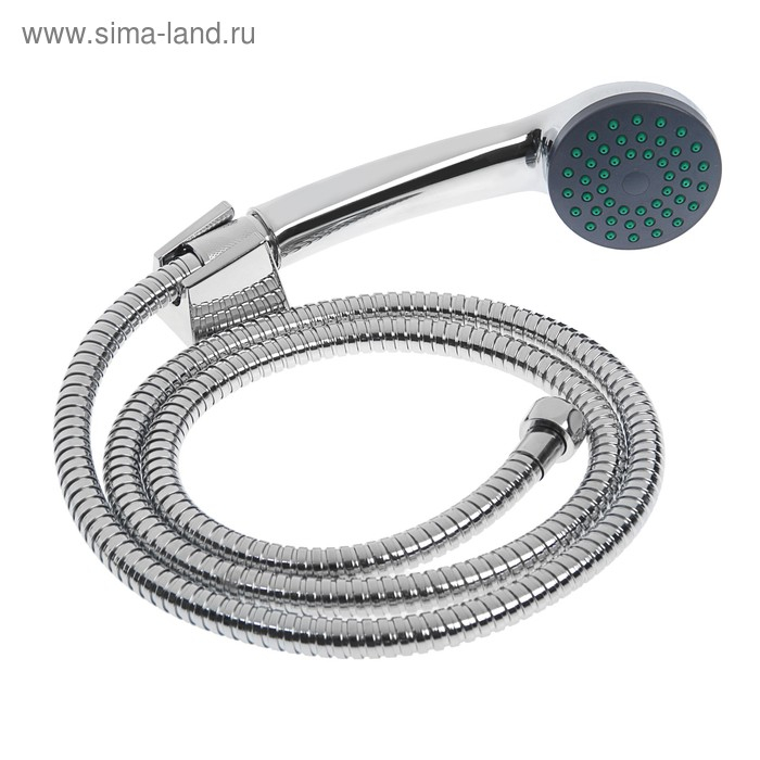 Штанга со смесителем Accoona А8176-1, двухрычажная, с тропическим душем, хром