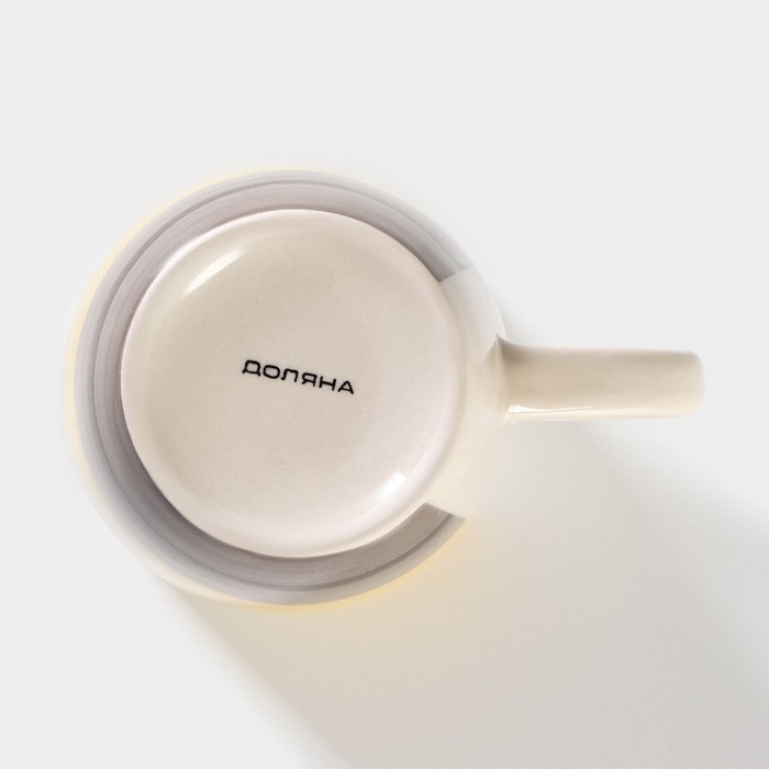 Кружка керамическая Доляна «Бутон», 360 мл, цвет жёлтый Кружка керамическая Доляна «Бутон», 360 мл, цвет жёлтый