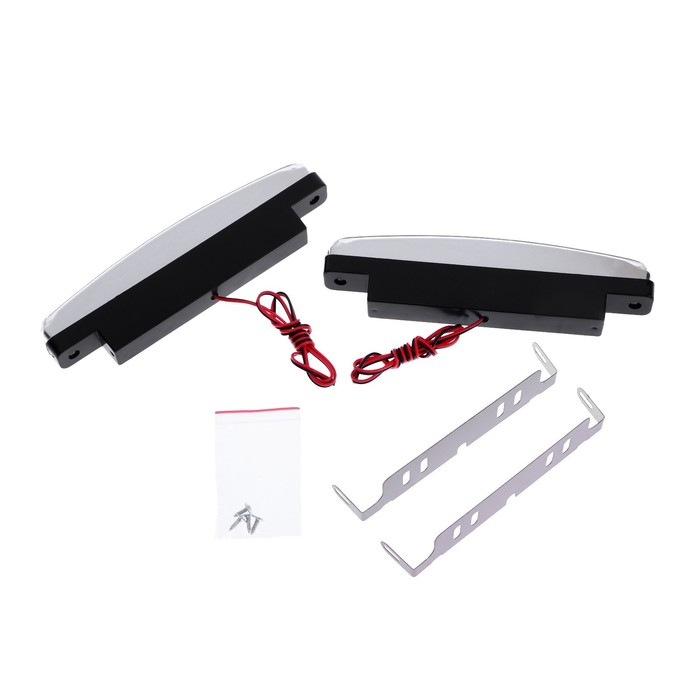 Дневные ходовые огни DRL-L8 3528 SMD, пластиковый корпус, 8 диодов, 2 шт Дневные ходовые огни DRL-L8 3528 SMD, пластиковый корпус, 8 диодов, 2 шт