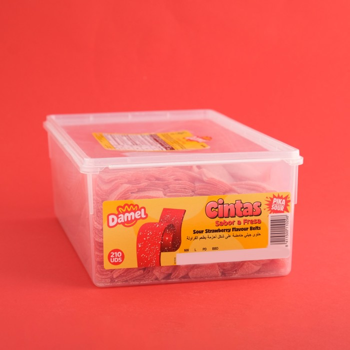 Жевательный мармелад HALAL «Подсахаренные пластинки Клубника», 2,1 кг Жевательный мармелад HALAL «Подсахаренные пластинки Клубника», 2,1 кг