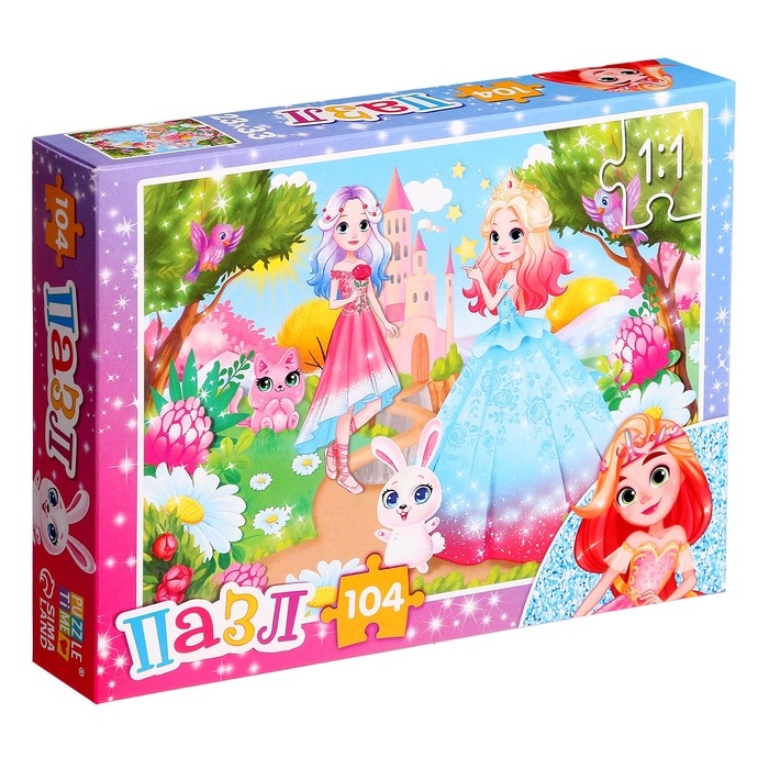 Пазл «Принцессы в волшебном лесу», 104 элемента Пазл «Принцессы в волшебном лесу», 104 элемента