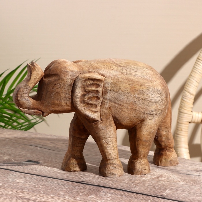 Сувенир Сувенир "Слоник" манговое дерево 24х8х20,5 см