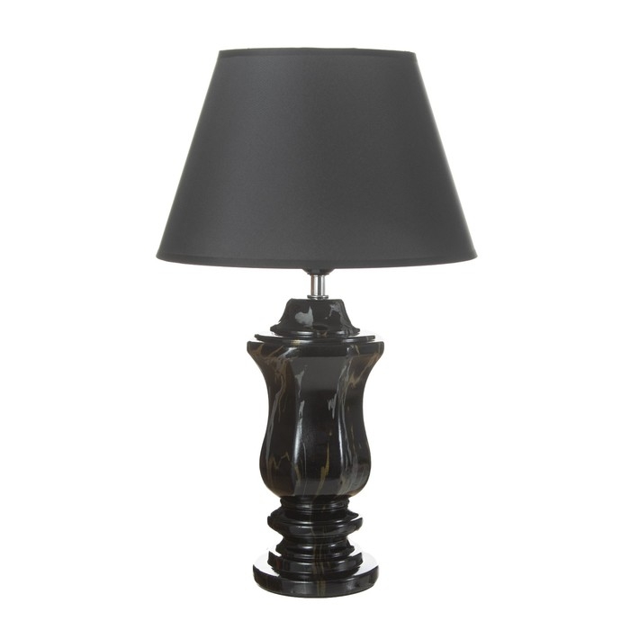 Настольная лампа Настольная лампа "Лунет" Е27 40Вт черный 28х28х45 см RISALUX