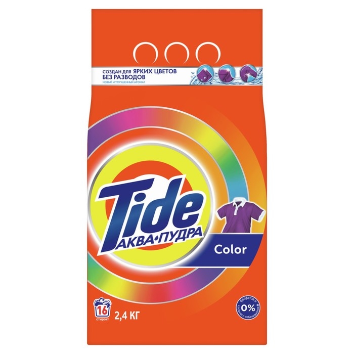 Стиральный порошок Tide Color, автомат, 2.4 кг Стиральный порошок Tide Color, автомат, 2.4 кг