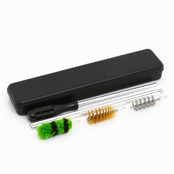 Набор для чистки ружей LUCKY VIEW, кал.12, 3 ерша, алюм. шомпол, 85 см Набор для чистки ружей LUCKY VIEW, кал.12, 3 ерша, алюм. шомпол, 85 см