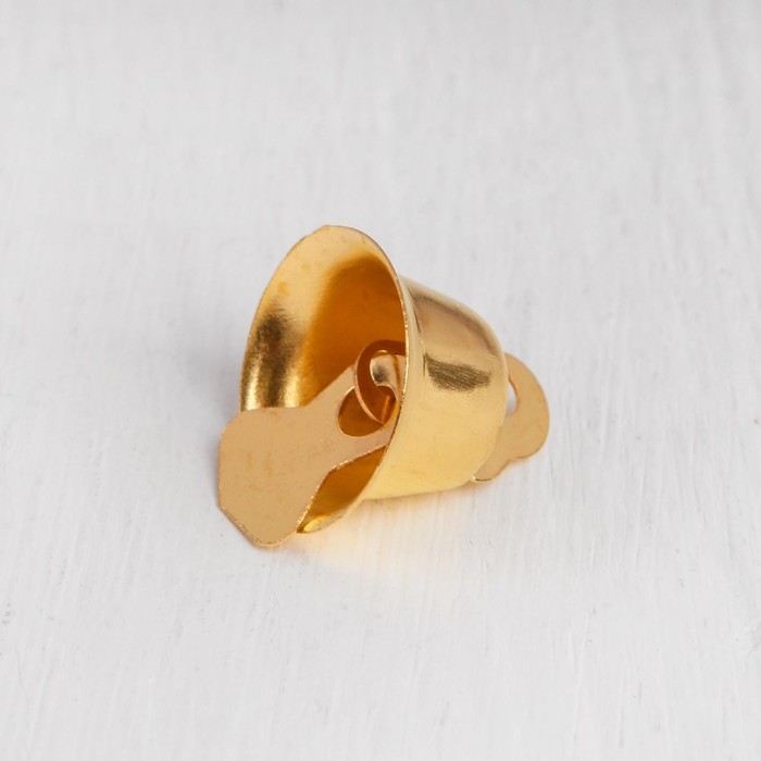 Колокольчик для рукоделия, набор 10 шт., размер 1 шт. — 1,4 см, цвет золотой Колокольчик для рукоделия, набор 10 шт., размер 1 шт. — 1,4 см, цвет золотой