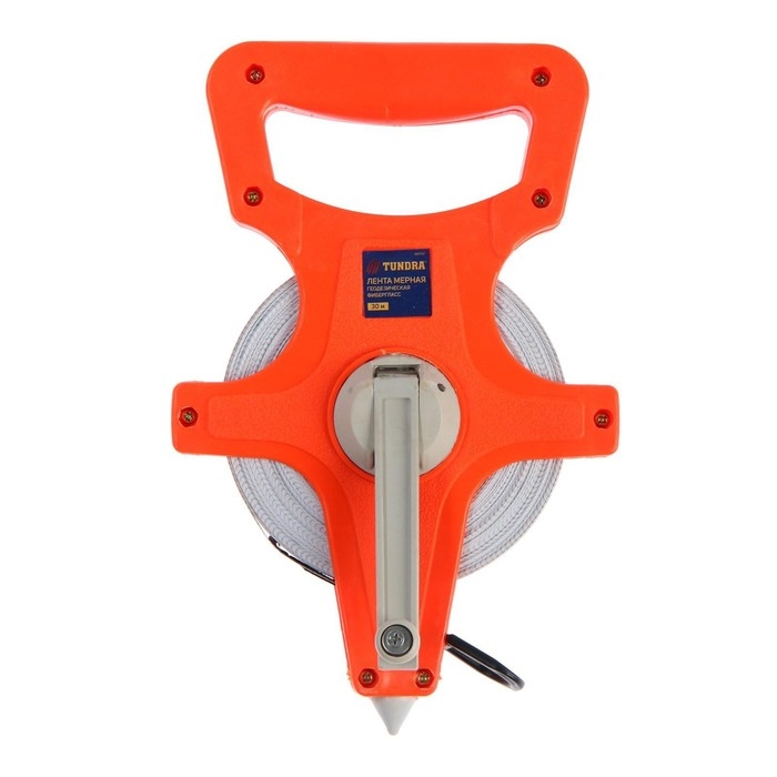 Рулетка геодезическая ТУНДРА, фиберглассовая лента, 30 м Рулетка геодезическая ТУНДРА, фиберглассовая лента, 30 м