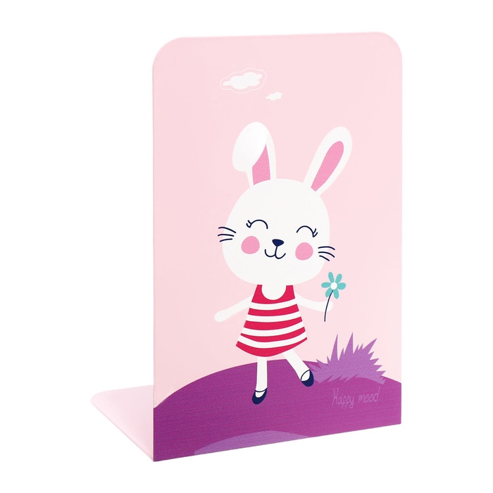 Подставки для книг Подставки для книг "Зверушки", 2 штуки, розовые