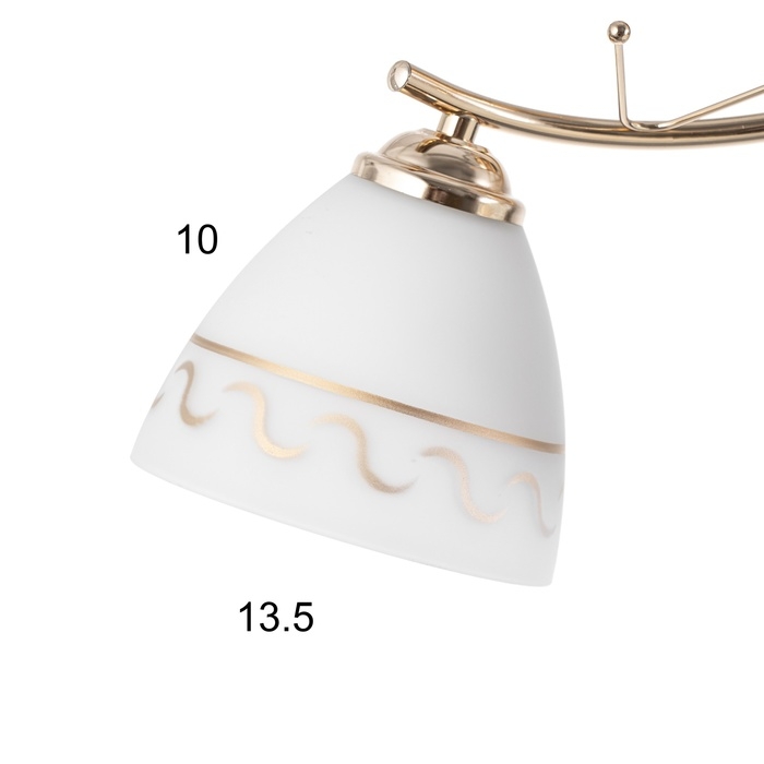 Люстра Люстра "Аквила" 3хЕ27 40Вт золото 58х26 см