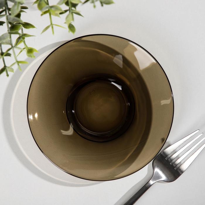 Блюдце стеклянное «С добрым утром», d=13 см Блюдце стеклянное «С добрым утром», d=13 см