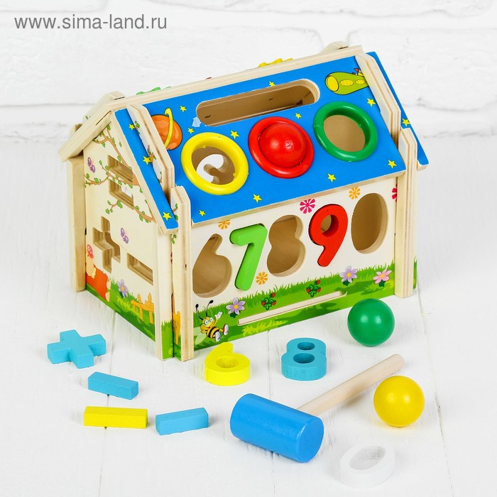 Сортер «Домик с шестерёнками» Сортер «Домик с шестерёнками»