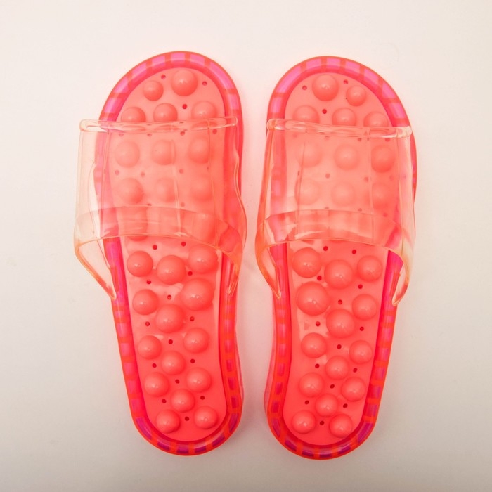 Пластиковые пузырьковые массажные тапочки М 37-39 Пластиковые пузырьковые массажные тапочки М 37-39