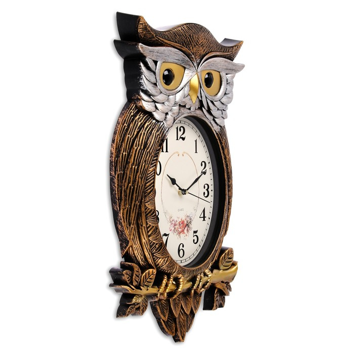 Часы настенные интерьерные детские  Часы настенные интерьерные детские "Символ мудрости", бесшумные, 32 х 51 см