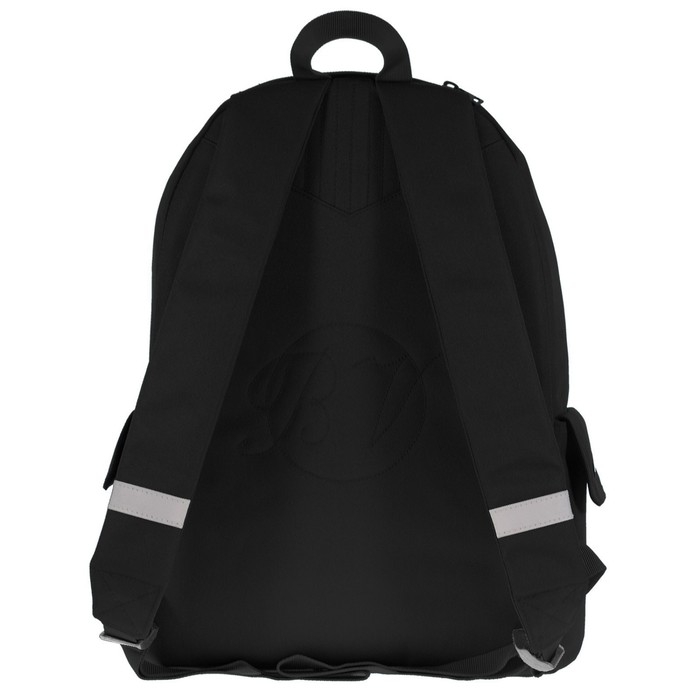 Рюкзак молодежный 40 х 30 х 17 см, Bruno Visconti 12-003 "GO FAST.САМОКАТ" чёрный