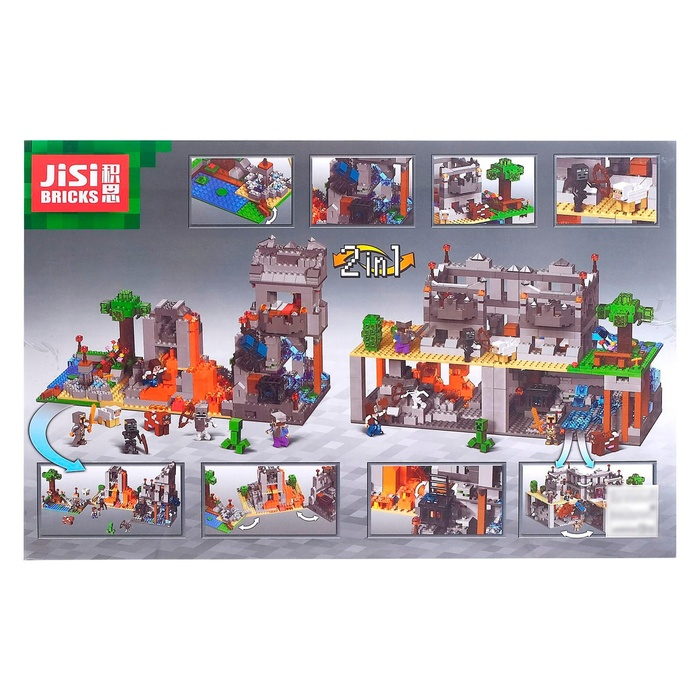 Конструктор Мой мир «Крепость», 2 варианта сборки, 818 деталей Конструктор Мой мир «Крепость», 2 варианта сборки, 818 деталей