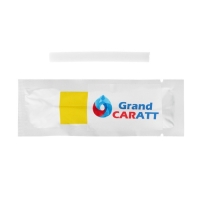 Ароматизатор в дефлектор Grand Caratt, металл, 8 см, лимон, красный