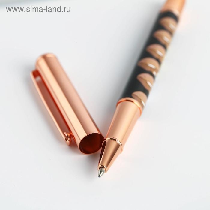 Ручка шариковая, синяя паста, 1.0 мм, металл розовое золото, в футляре, «Мечтай и делай» Ручка шариковая, синяя паста, 1.0 мм, металл розовое золото, в футляре, «Мечтай и делай»