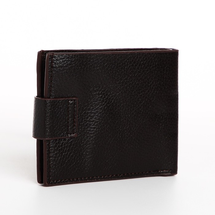 Портмоне мужское на магните, отдел для купюр, для карт, для монет, цвет коричневый Портмоне мужское на магните, отдел для купюр, для карт, для монет, цвет коричневый