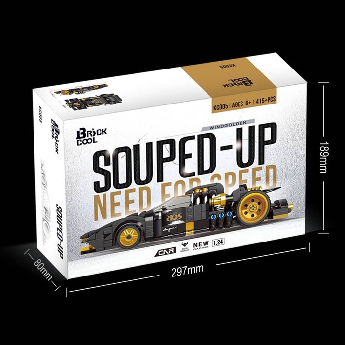 Конструктор Гонка &laquo;Золотой ветер&raquo;, 415 деталей