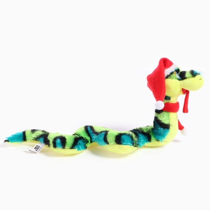 Мягкая игрушка «Змея», в новогоднем колпаке, 16 см Мягкая игрушка «Змея», в новогоднем колпаке, 16 см