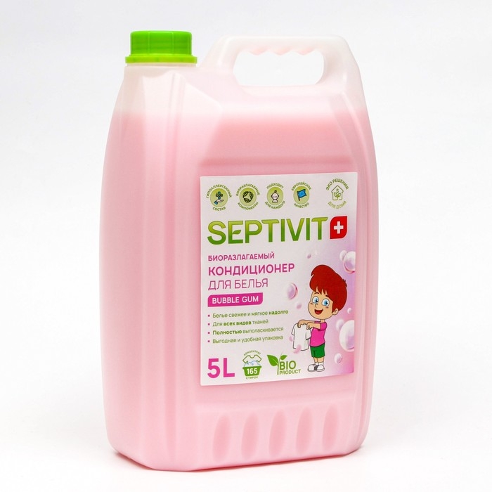 Кондиционер SEPTIVIT  Кондиционер SEPTIVIT "Bubble gum", 5 л