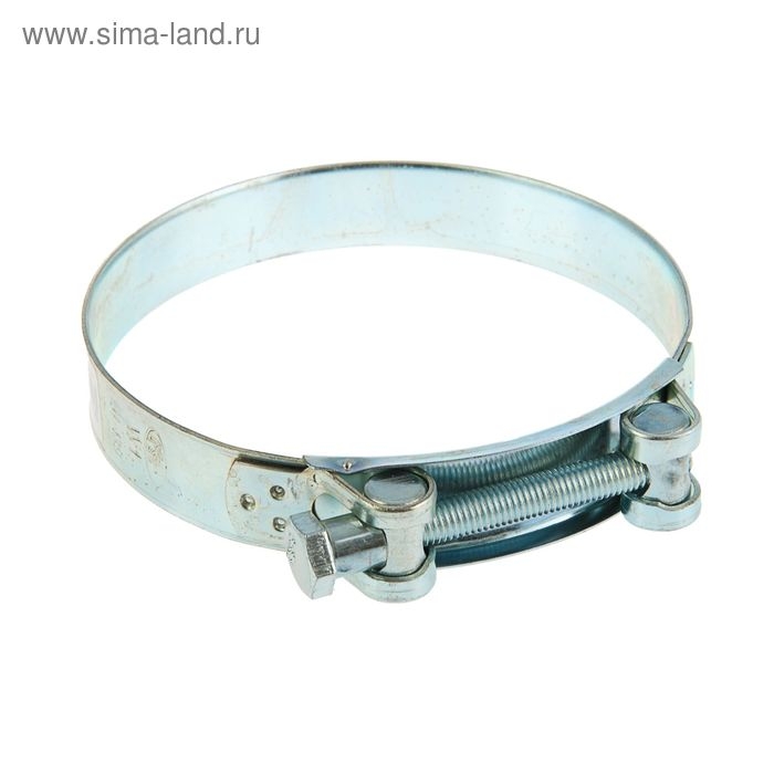 Хомут силовой MGF, диаметр 131-139 мм, оцинкованный Хомут силовой MGF, диаметр 131-139 мм, оцинкованный