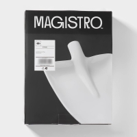 Блюдо фарфоровое Magistro «Бланш», 24×18×4,5 см, цвет белый