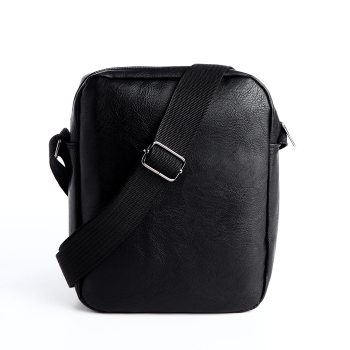 Сумка мужская на молнии, цвет чёрный Сумка мужская на молнии, цвет чёрный