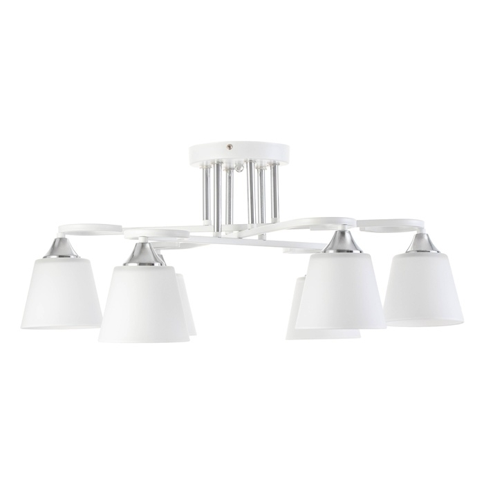 Люстра Люстра "Либерти" 6х60Вт Е27 Белый 64х64х27см