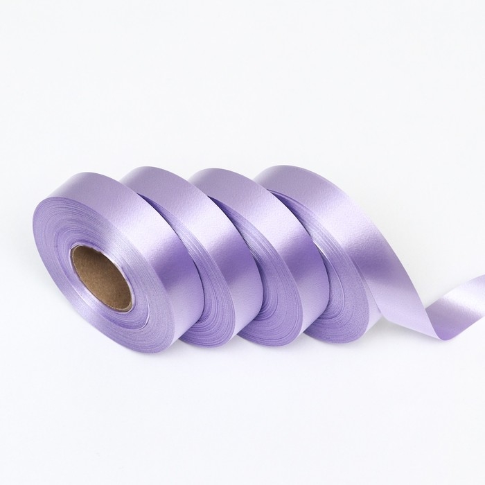 Лента для декора и подарков, сиреневый 2 см х 45 м Лента для декора и подарков, сиреневый 2 см х 45 м