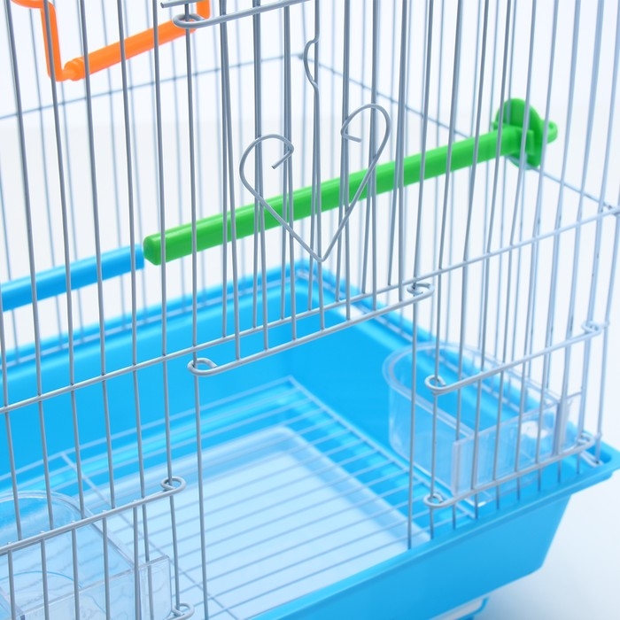 Клетка для птиц укомплектованная Bd-1/1d, 30 х 23 х 39 см, голубая Клетка для птиц укомплектованная Bd-1/1d, 30 х 23 х 39 см, голубая