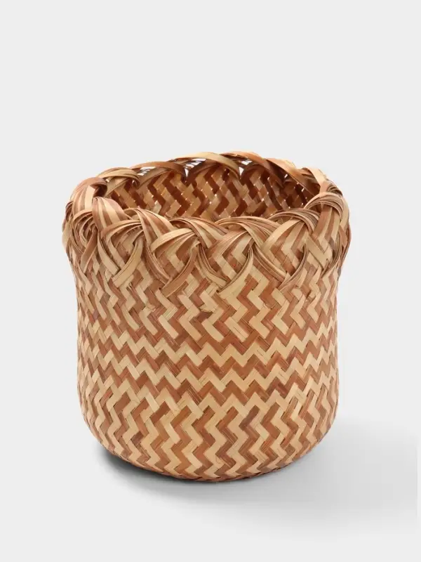 Корзинка плетёная, 20&times;20&times;25 см, бамбук