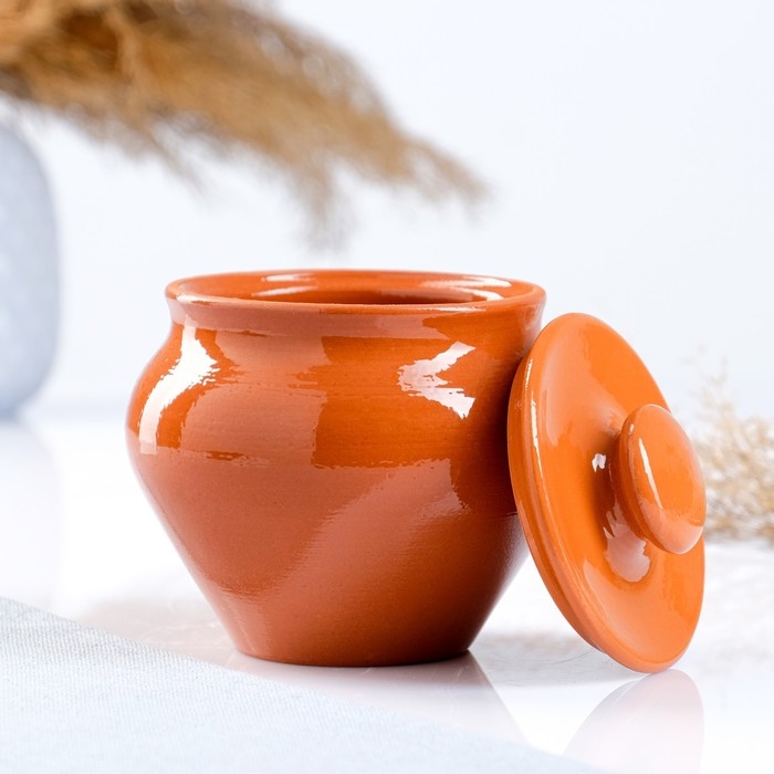 Набор  Набор "Вятская керамика №3" 6х0,5 + ухват + полка, терракота