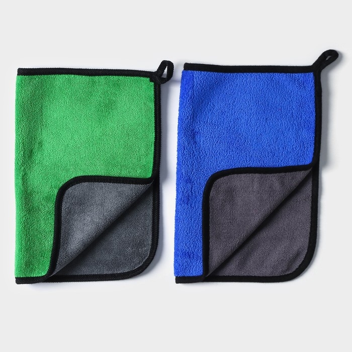 Салфетка для уборки Доляна «Суперплотная макси», микрофибра, 30×40 см, цвет МИКС Салфетка для уборки Доляна «Суперплотная макси», микрофибра, 30×40 см, цвет МИКС