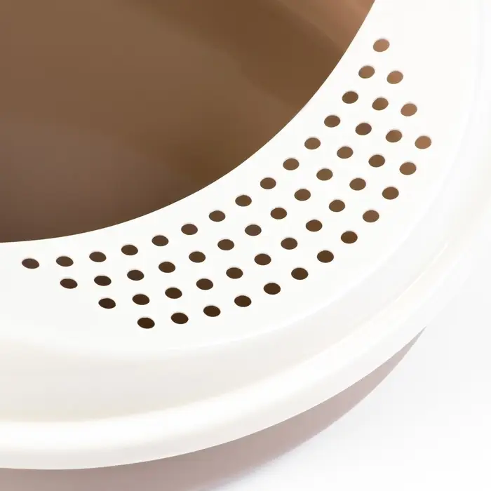 Лоток для кошек с бортом без сетки &laquo;Космо&raquo; 51.9&times;37.8&times;21.3 см, коричневый