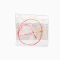 Браслет "Виколия" длина 16 см, цв. розовый, золотистый Браслет "Виколия" длина 16 см, цв. розовый, золотистый