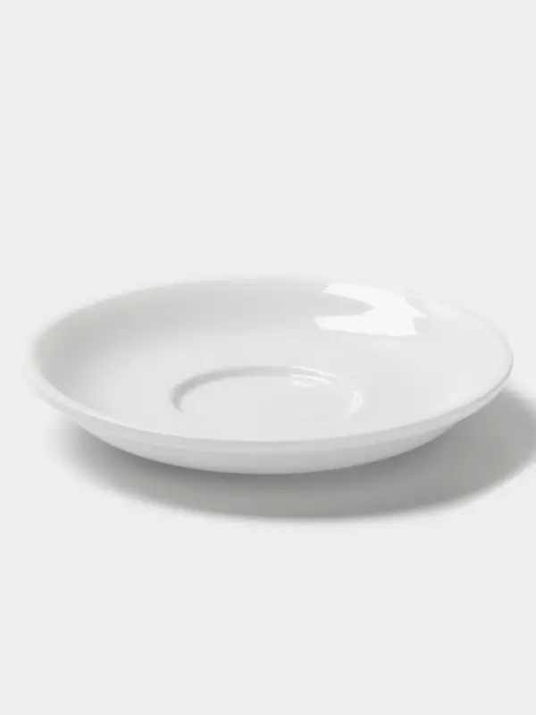 Блюдце Hanna Kn&ouml;vell, d=14 см, к чашке 150 мл штабелируемой, фарфор, белое