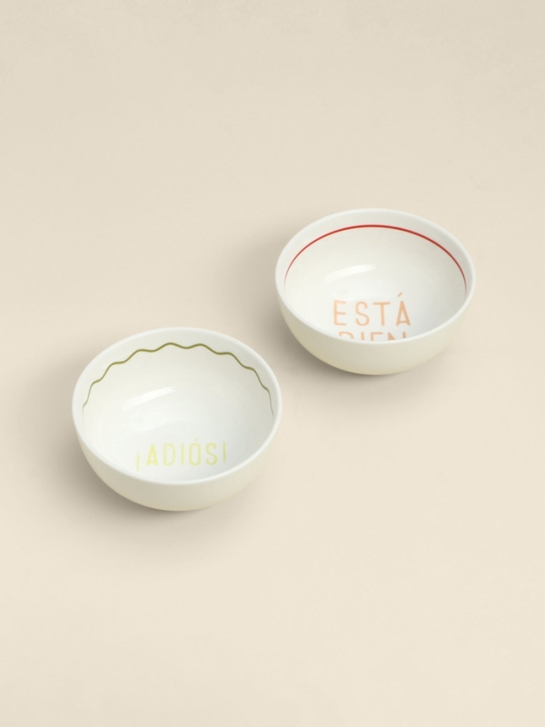 Набор салатников 2 шт SL Home Набор салатников 2 шт SL Home "Уроки испанского: Esta bien - Adiós", d=15см