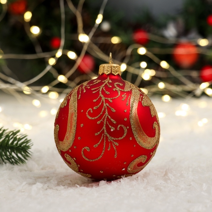 Шар Шар "Графика 67", 80 мм., в подарочной упаковке