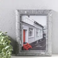 Фоторамка пластик 13х18 см "Моррис" тёмно-серый 23х18х2 см