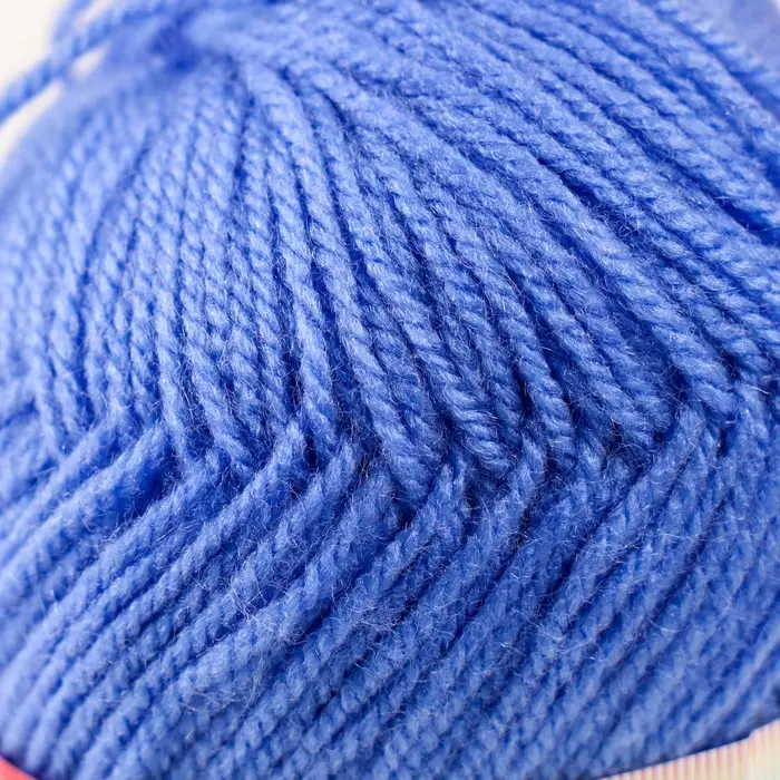 Пряжа для вязания спицами, крючком &laquo;Пехорский текстиль. Детская новинка&raquo;, 100% акрил, 200 м/50 г, (15 т. голубой)