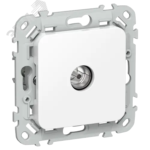 FLITE Розетка TV экранированная проходная тип M РТВм-1-1-2-ФлБ белый IEK