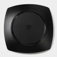 Блюдо сервировочное &laquo;Красный Восток&raquo;, 27.5&times;3.5 см, пластик, чёрное