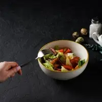 Салатник фарфоровый Magistro «Церера», 1,1 л, 18,5×7,5 см, цвет белый Салатник фарфоровый Magistro «Церера», 1,1 л, 18,5×7,5 см, цвет белый