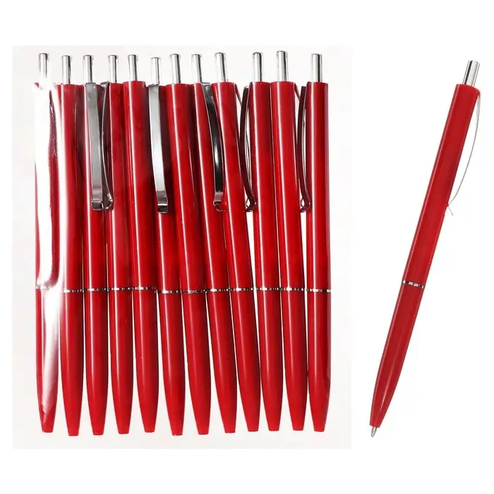 Ручка шариковая автоматическая Calligrata, 1,0мм, под ЛОГО, корпус красный, стержень синий Ручка шариковая автоматическая Calligrata, 1,0мм, под ЛОГО, корпус красный, стержень синий