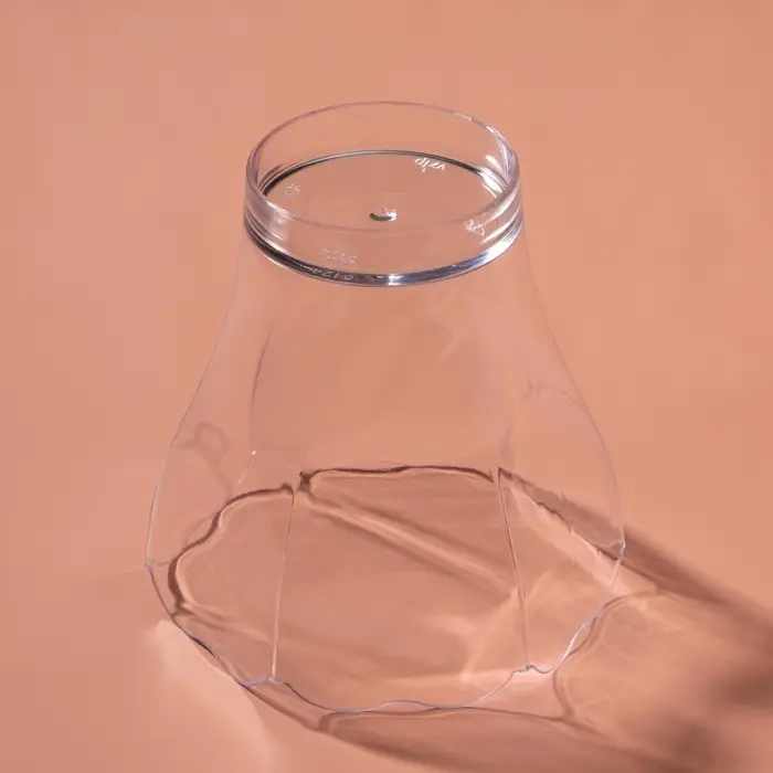 Форма пластиковая одноразовая для фуршета «Незабудка», 160 мл, прозрачная