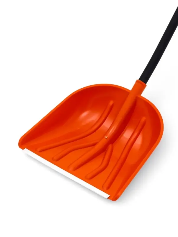 Лопата 410 х 460 мм, пластик, металлический черенок, оцинкованная планка Вьюга №5 Премиум